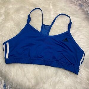 Adidas Racerback Blue Sports Bra